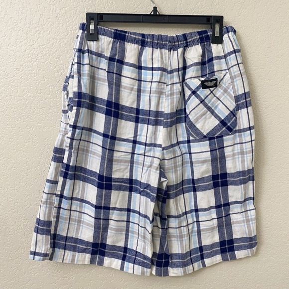 🎇NEW YEARS SALE🎆 Bundle of 2 American Heaven Flannel Shorts Small Plaid Pull On - Picture 5 of 5